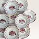 Set of 11 deep plates Badonviller, model Armor