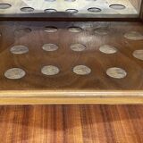 English art deco oak bar