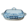 Légumier ancien KG Lunéville modèle Marceau décor bleu