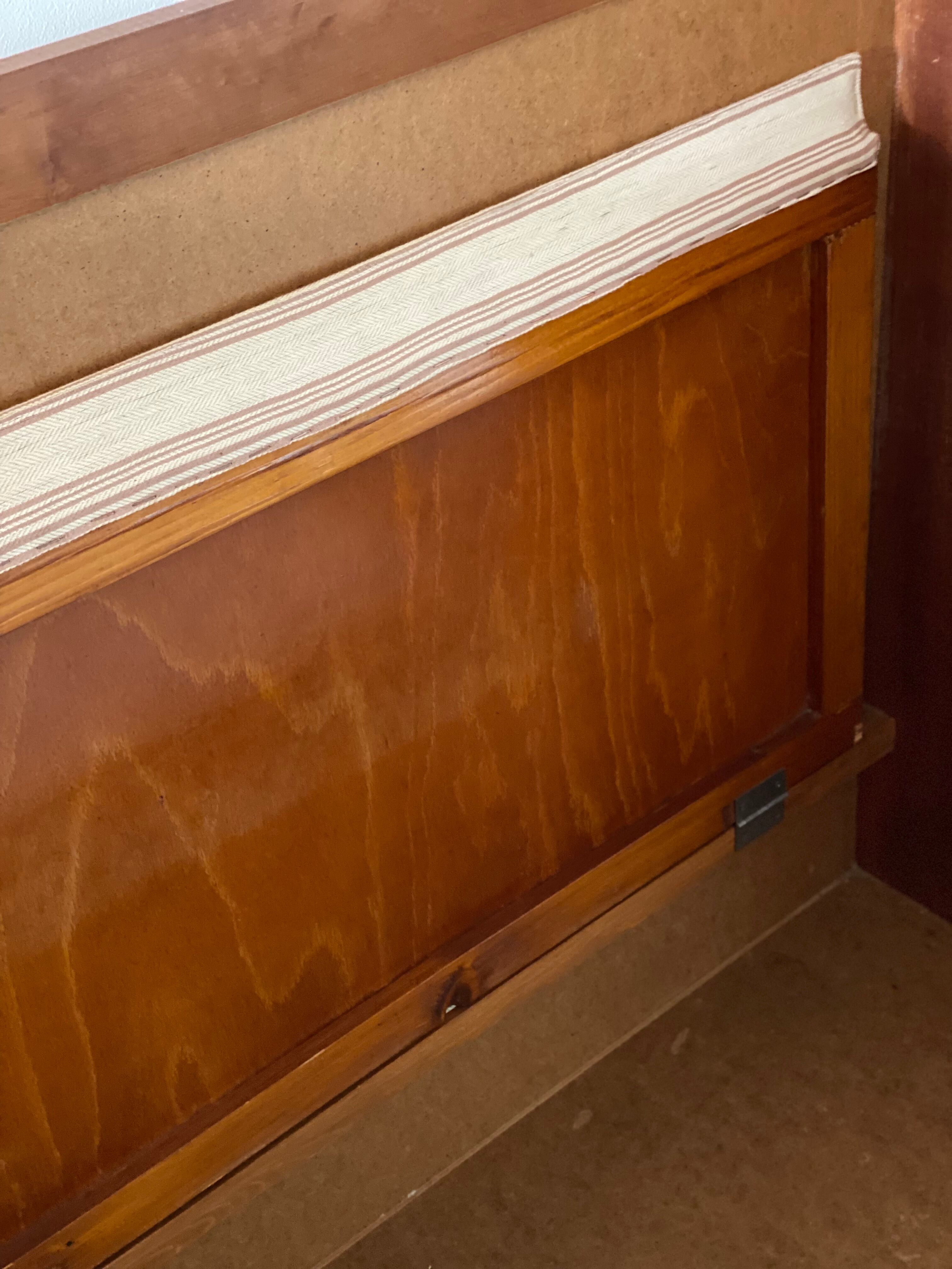 Vintage hungarian foldaway hidden bed with table