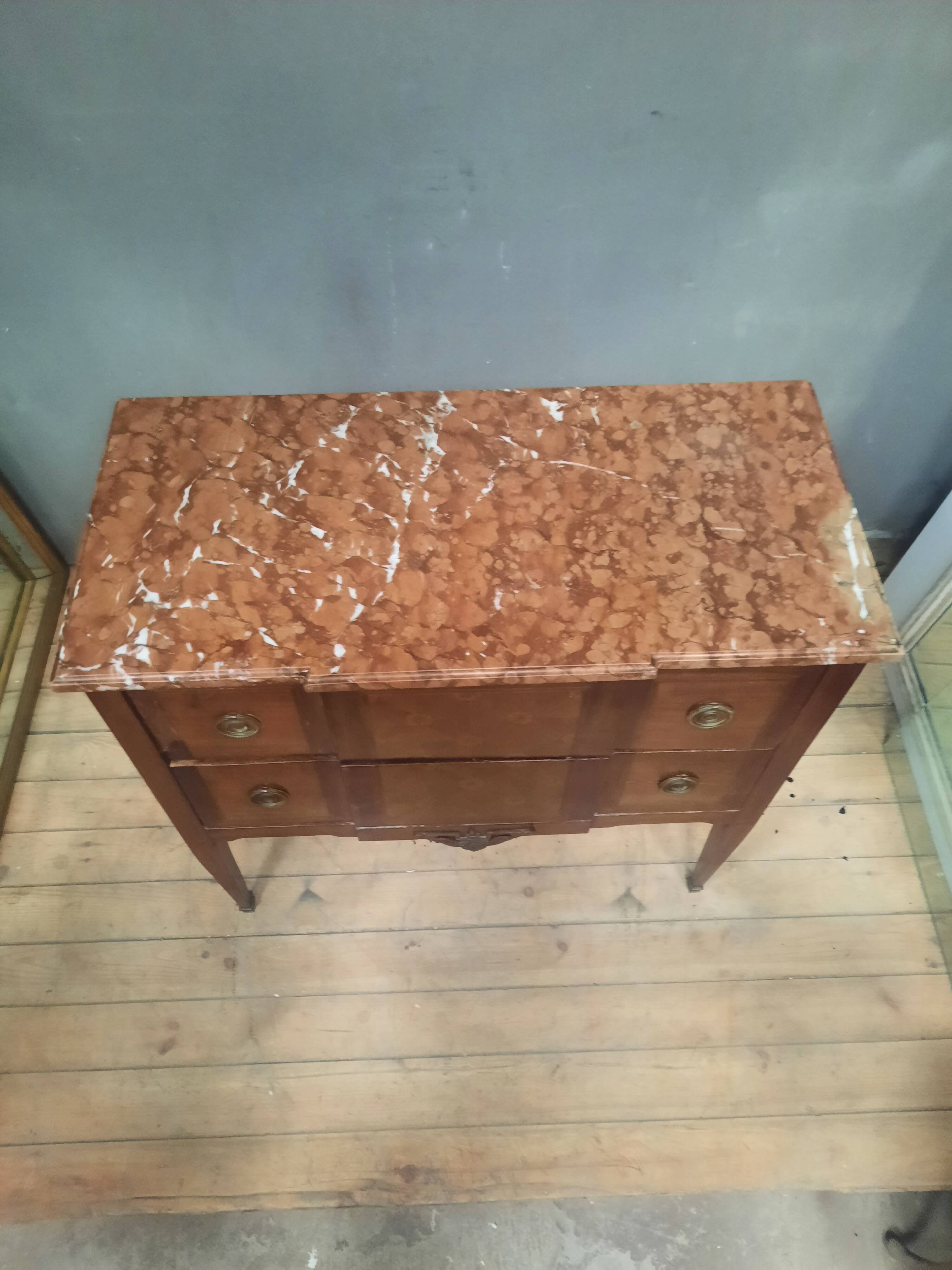 Louis XVI style chest of drawers from the 19th century