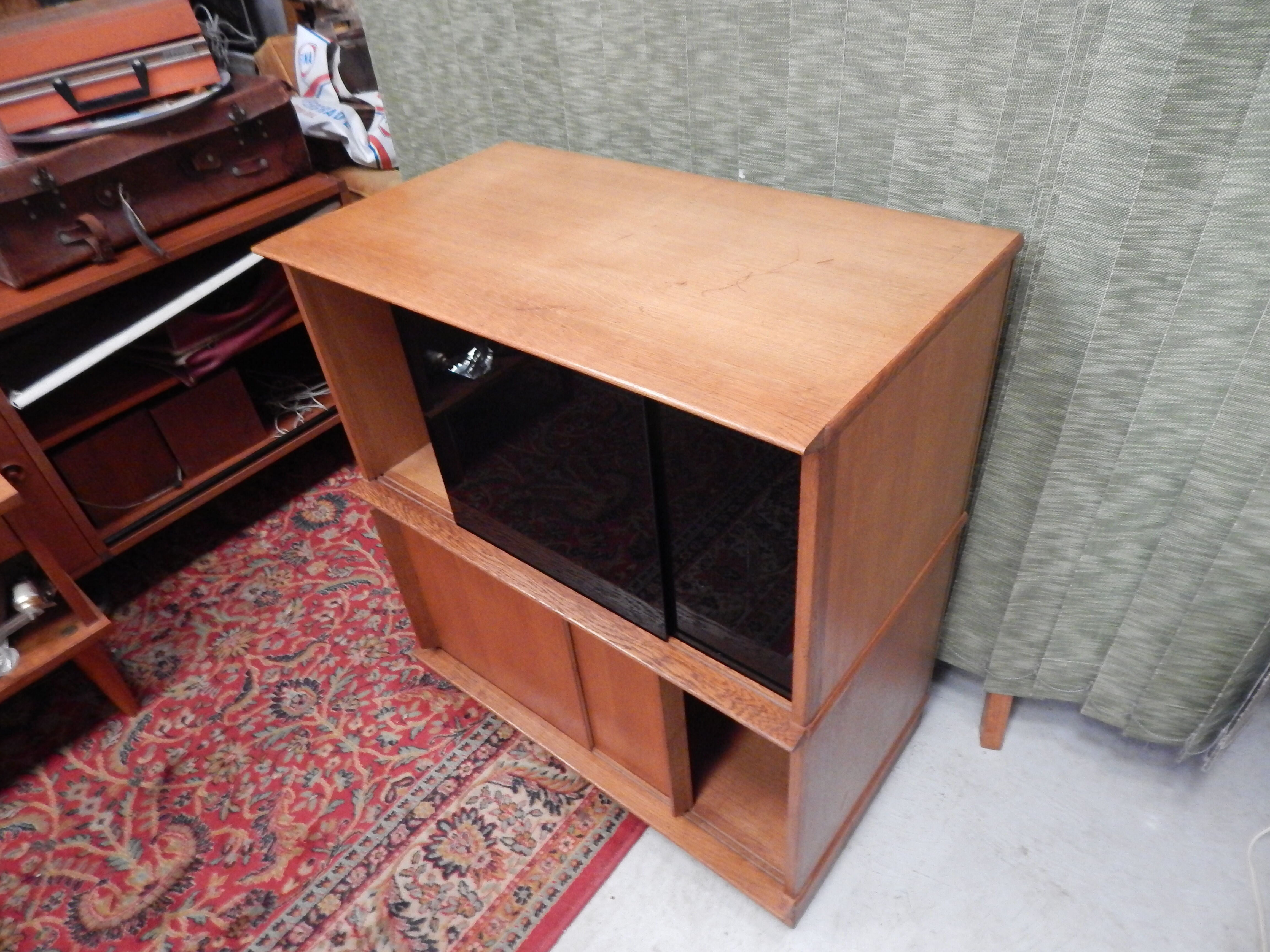 Meuble range vinyle vintage edition Oscar année 50/60