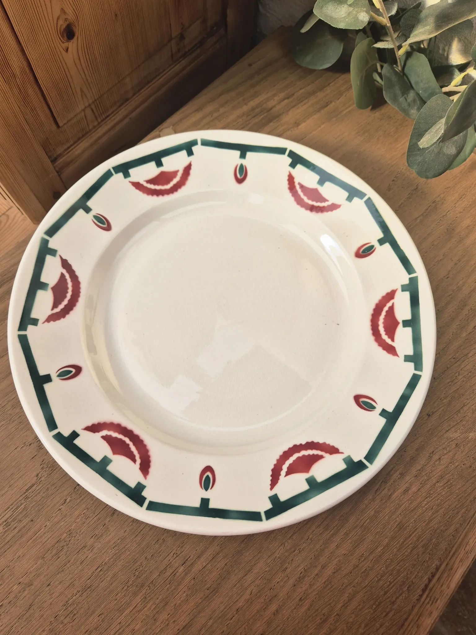 Badonviller vintage plate