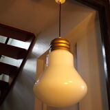 Vintage bulb-shaped pendant lamp