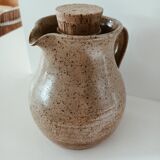Stoneware ice pitcher