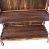 Teak glass buffet