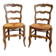 Pair of oak chairs
