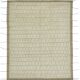 Tapis tribal tissé à la main, pièce unique, 249 cm x 312 cm, en laine beige.