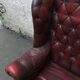 Fauteuil bergère chesterfield anglais