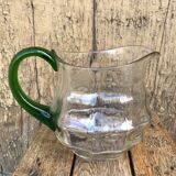 Old glass pitcher