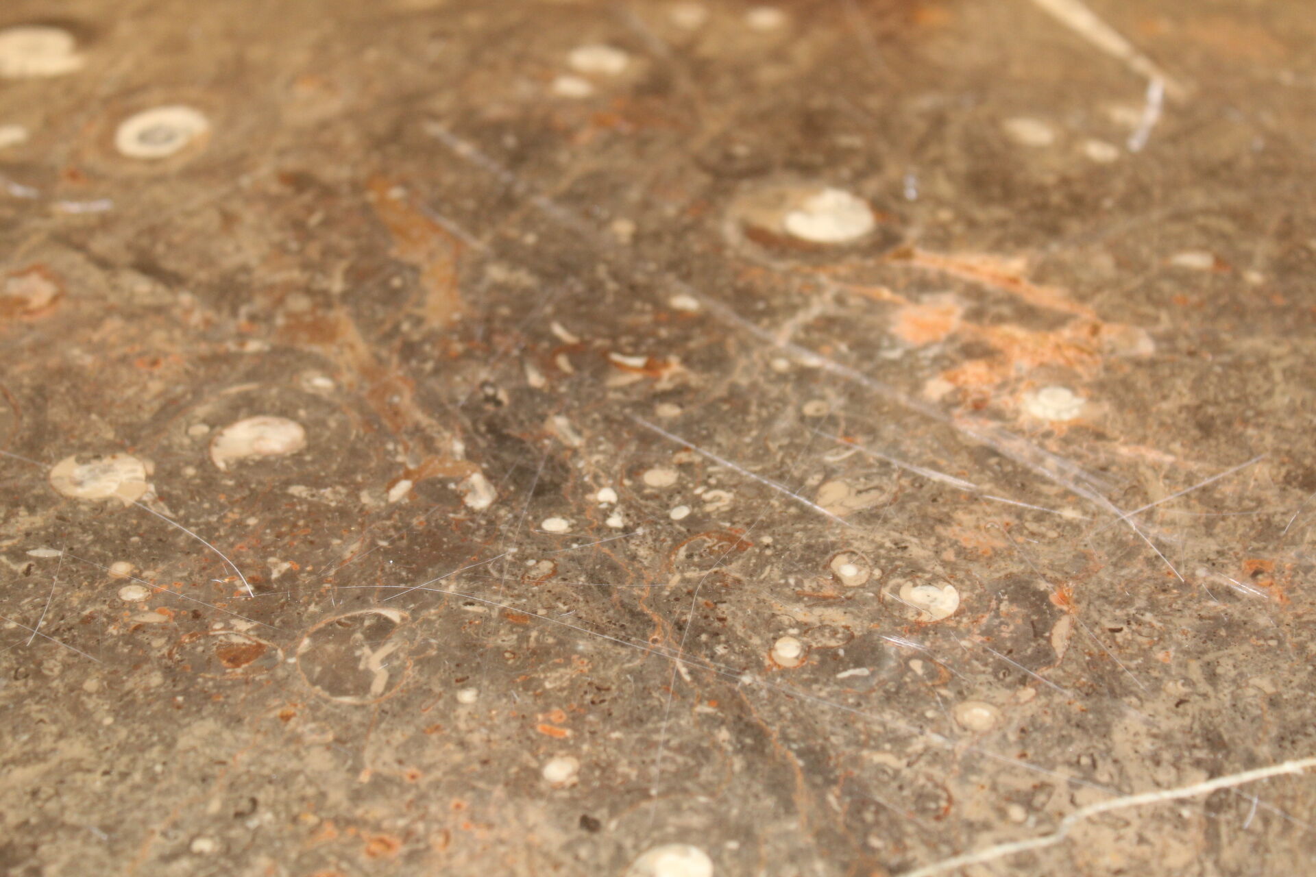 Black stone coffee table foot brass 70s