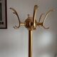 Vintage brass coat rack