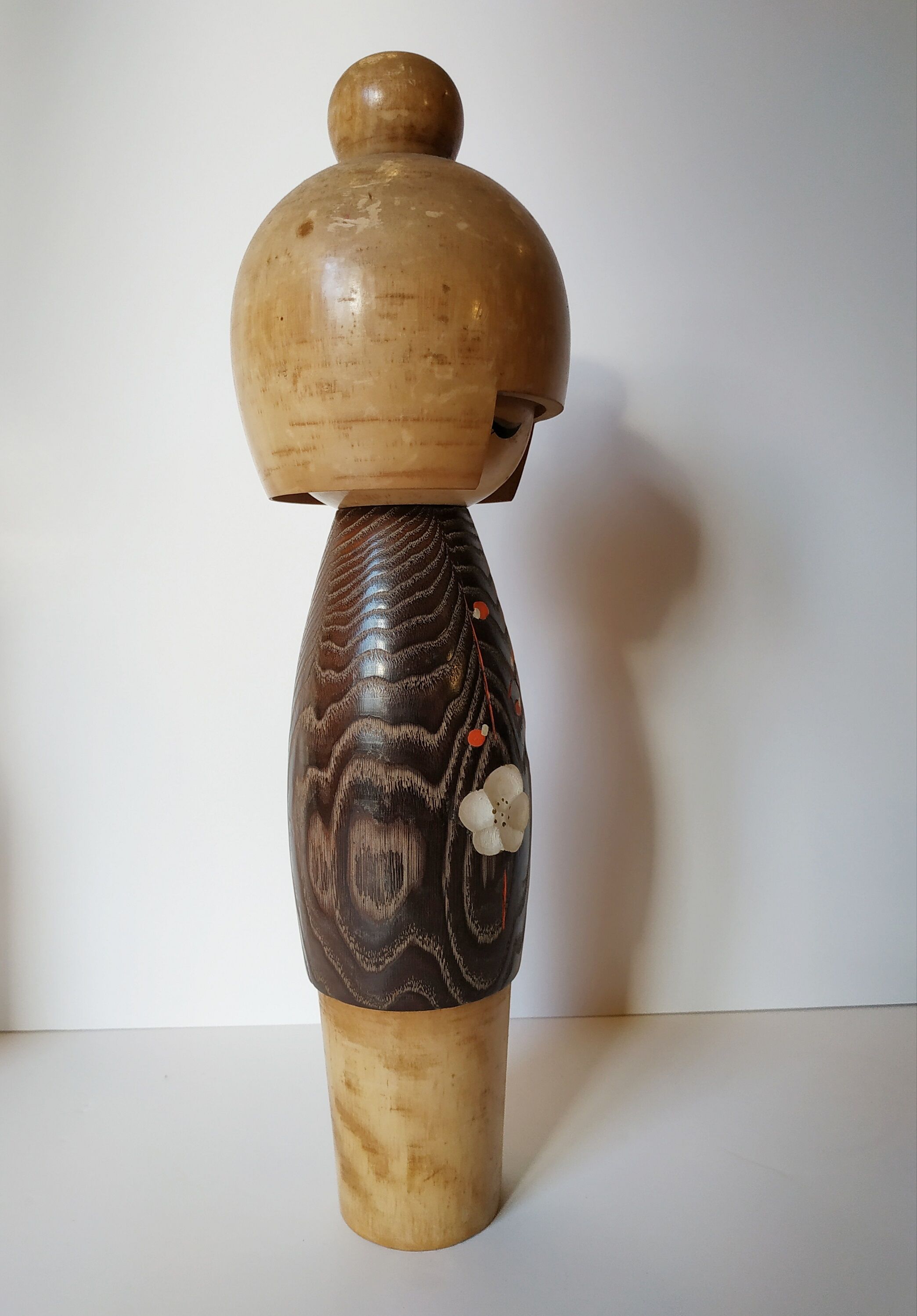 Great Kokeshi Doll, "LaTimide" by Okamoto Usaburo circa 1960-70 - Japan