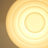 Stairs lamp in Art Deco style with opaline glass and brass