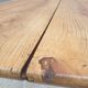 Desk table Oak knotted 1925 false drawer