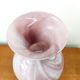 Vintage pink Murano glass vase style