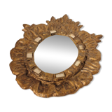 Lead mirror by Irena Jaworska, 1960s