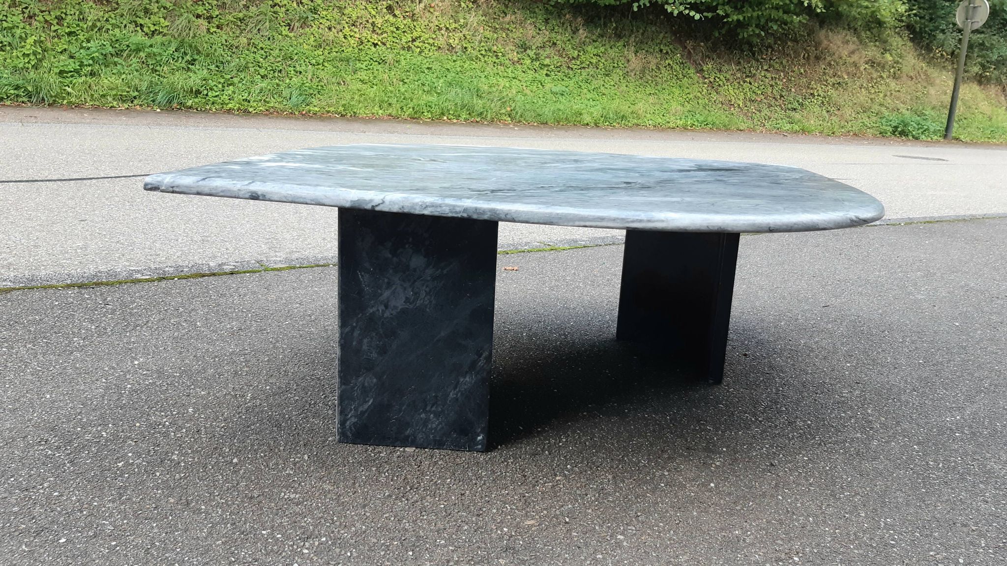 70s marble coffee table
