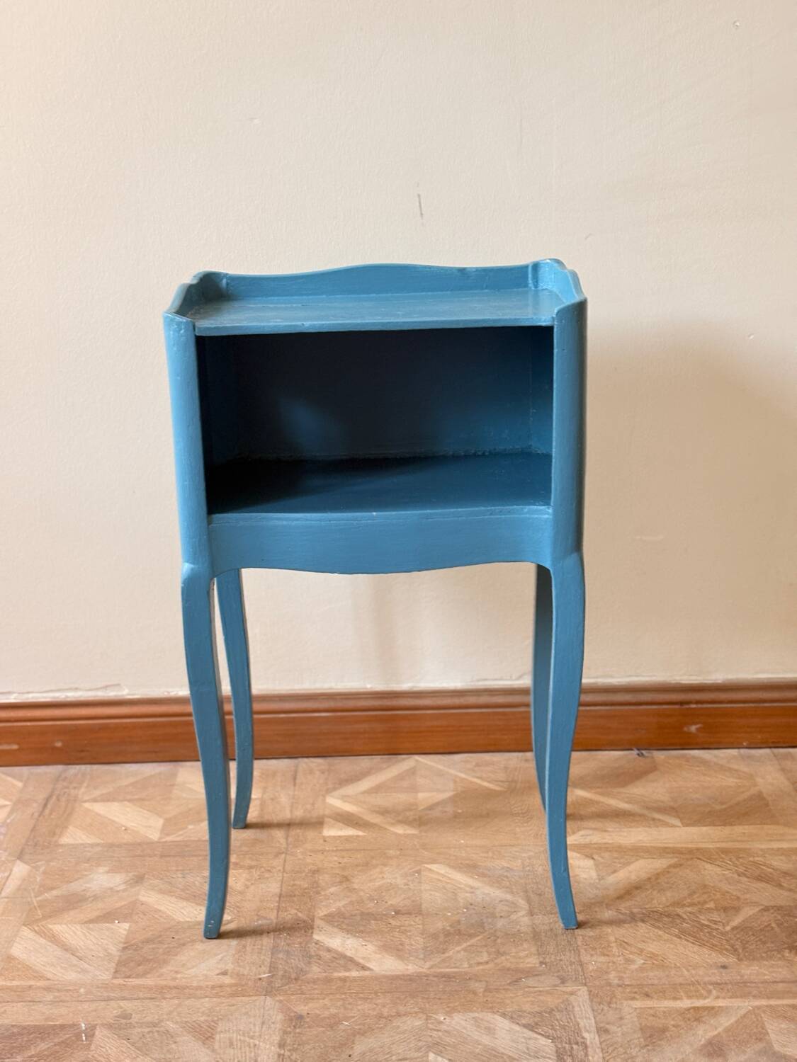 Bedside table with secret drawer