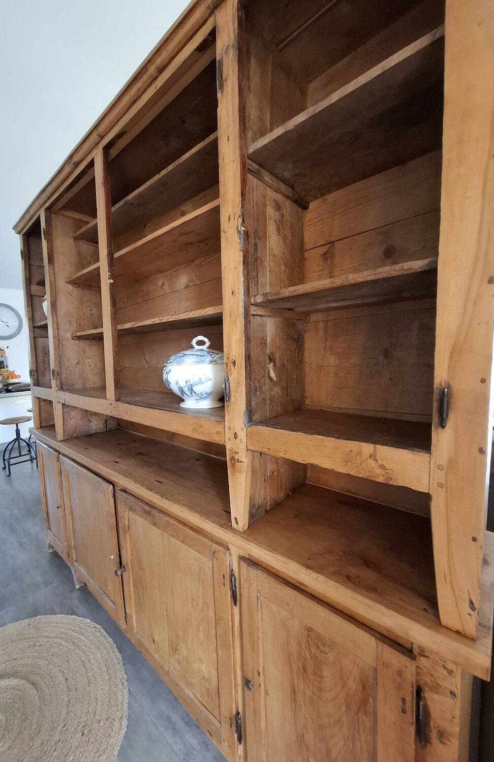 Large solid wood sideboard