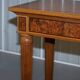 Pair of console tables David Linley 1993 walnut burr