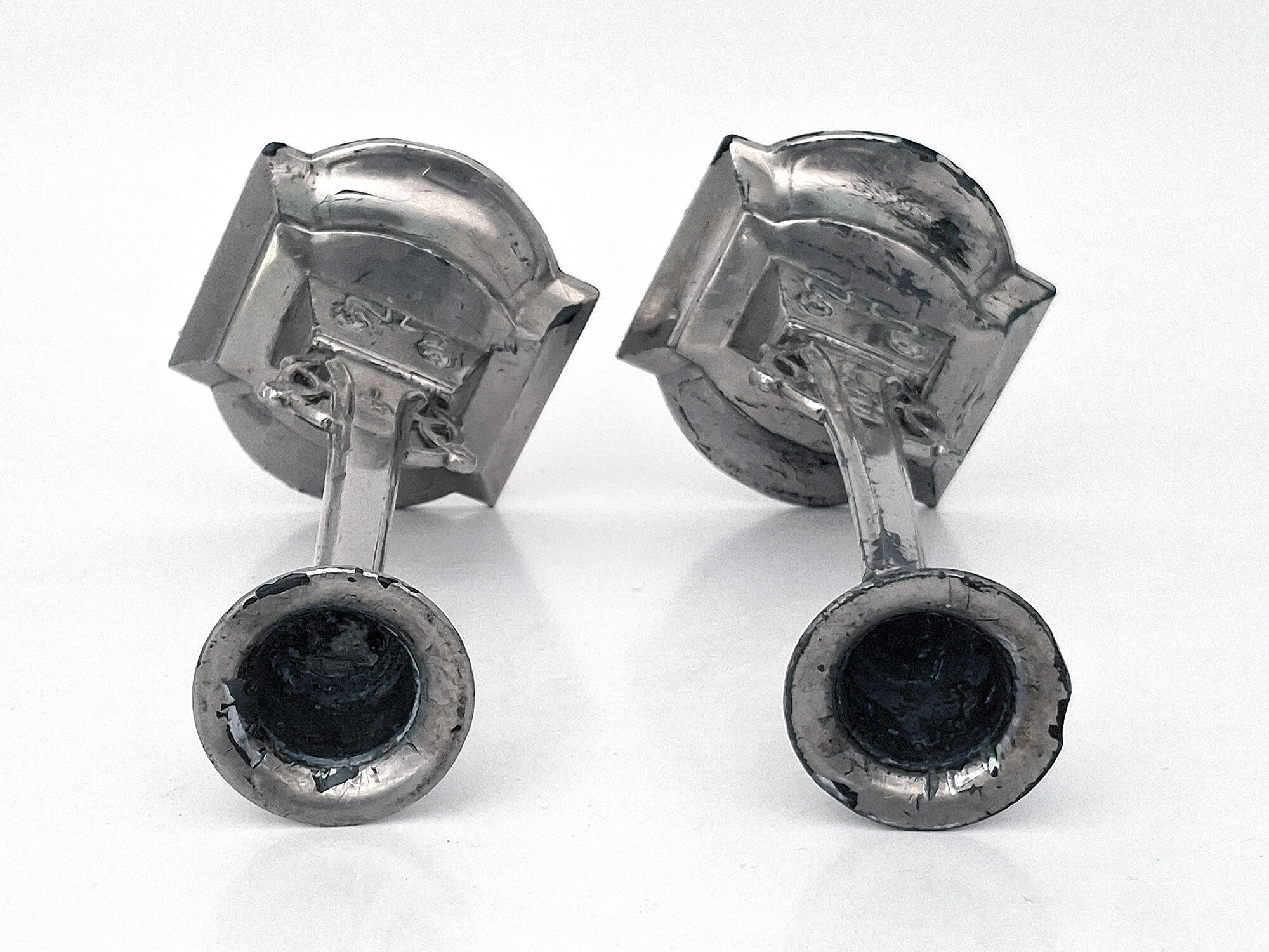 Art Nouveau candlestick set