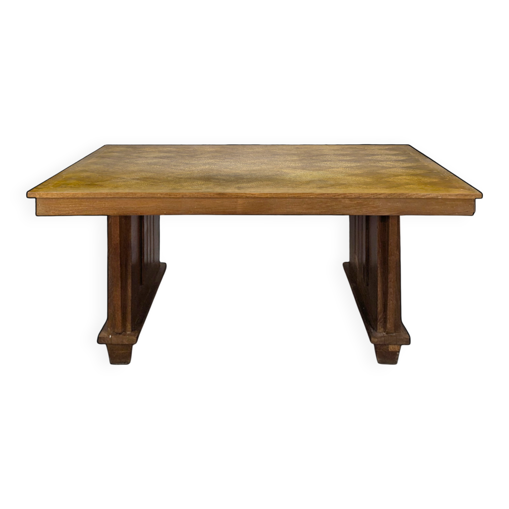 Oak desk in Art Deco style.