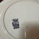 Flat plates Jules Vieillard Bordeaux in ironstone