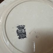 Flat plates Jules Vieillard Bordeaux in ironstone