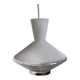Suspension lamp Diabolo saucer in frosted glass.
