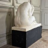 Large Workshop Plaster, Young Nude Woman, Signature on the Base