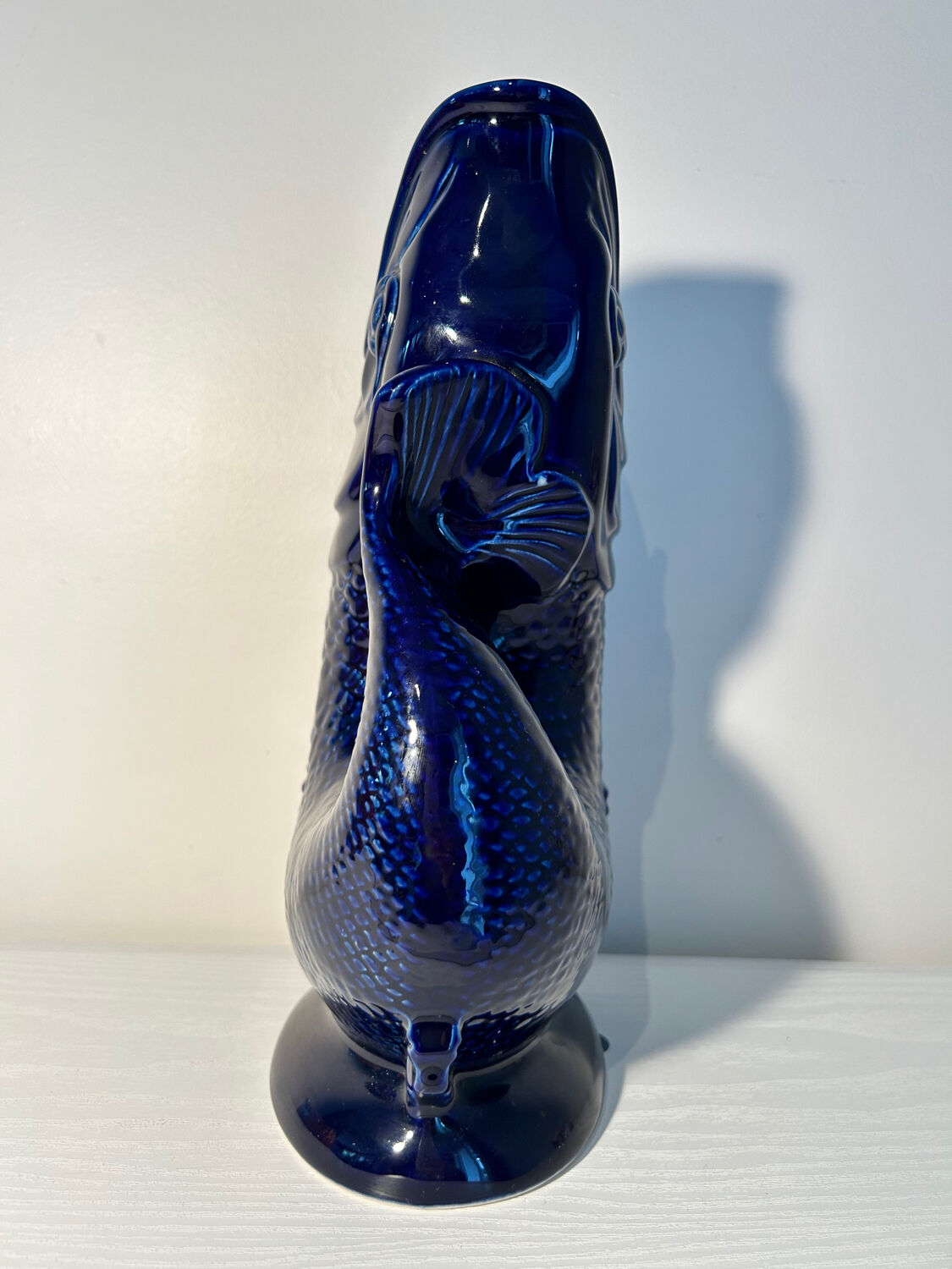 Vase carafe fish Guggle jug