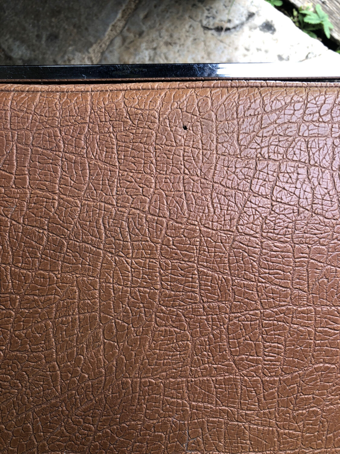 Skai and chrome chairs