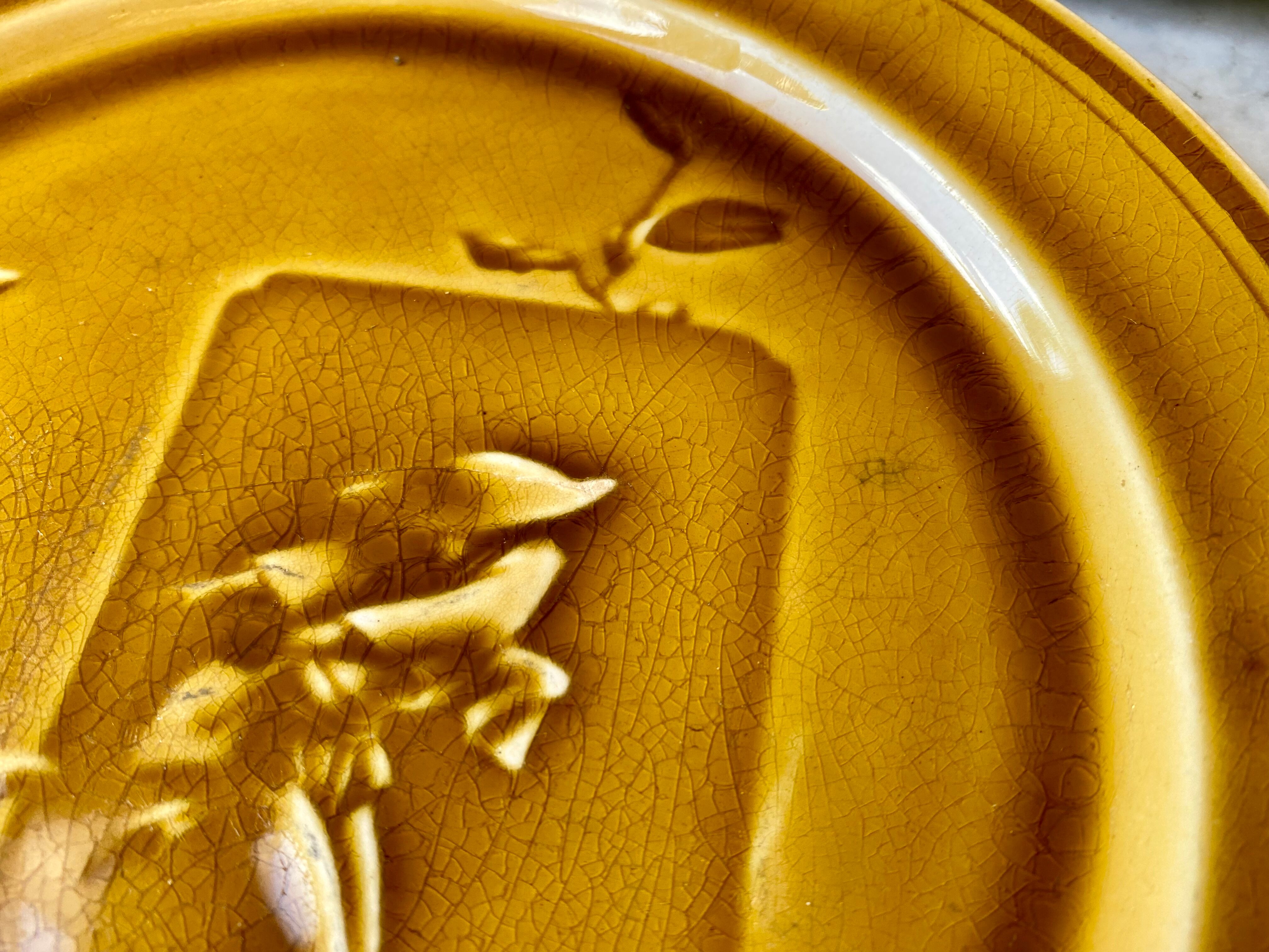 Dessert plates slurry HB Choisy the vintage king 60s lot of 5 plates