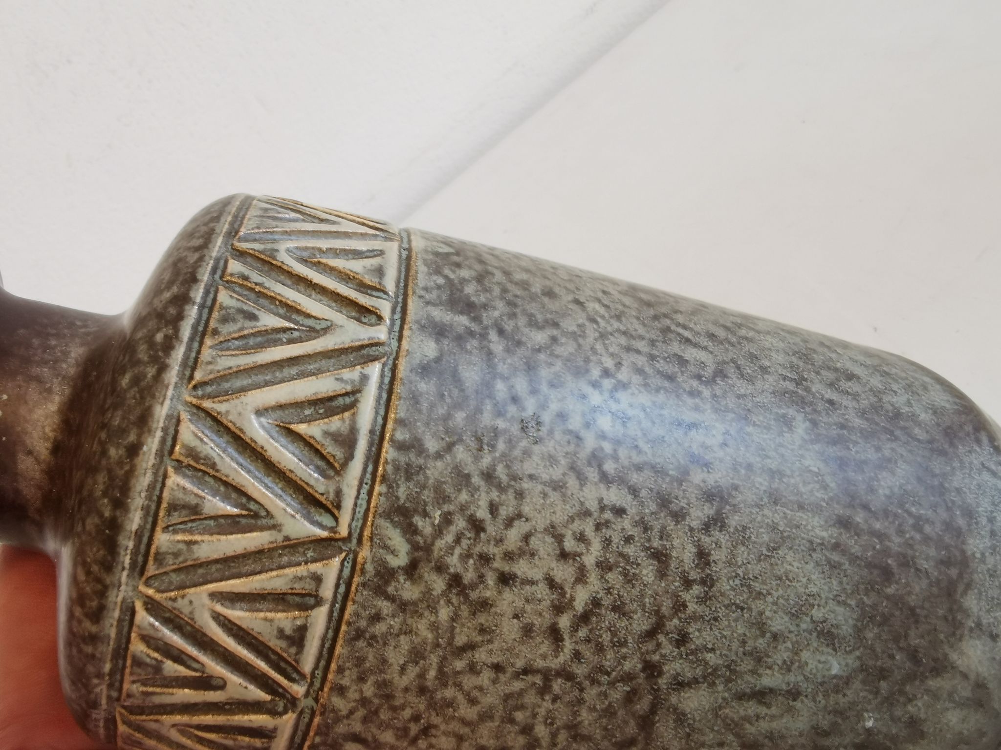 Ceramic vase from Danish Johgus, estimated 1960s-70s