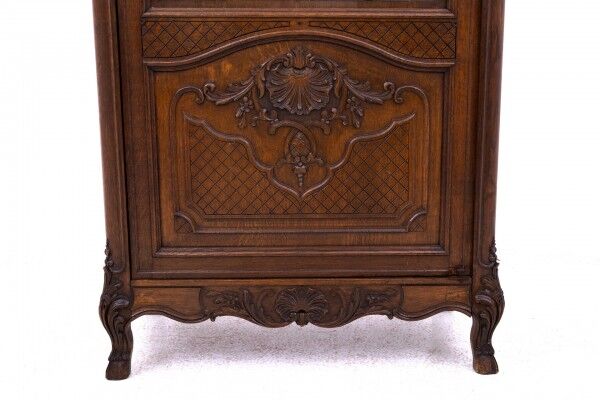 Oak display case, France, circa 1900