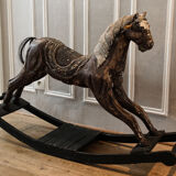 Wooden rocking horse, 19th century