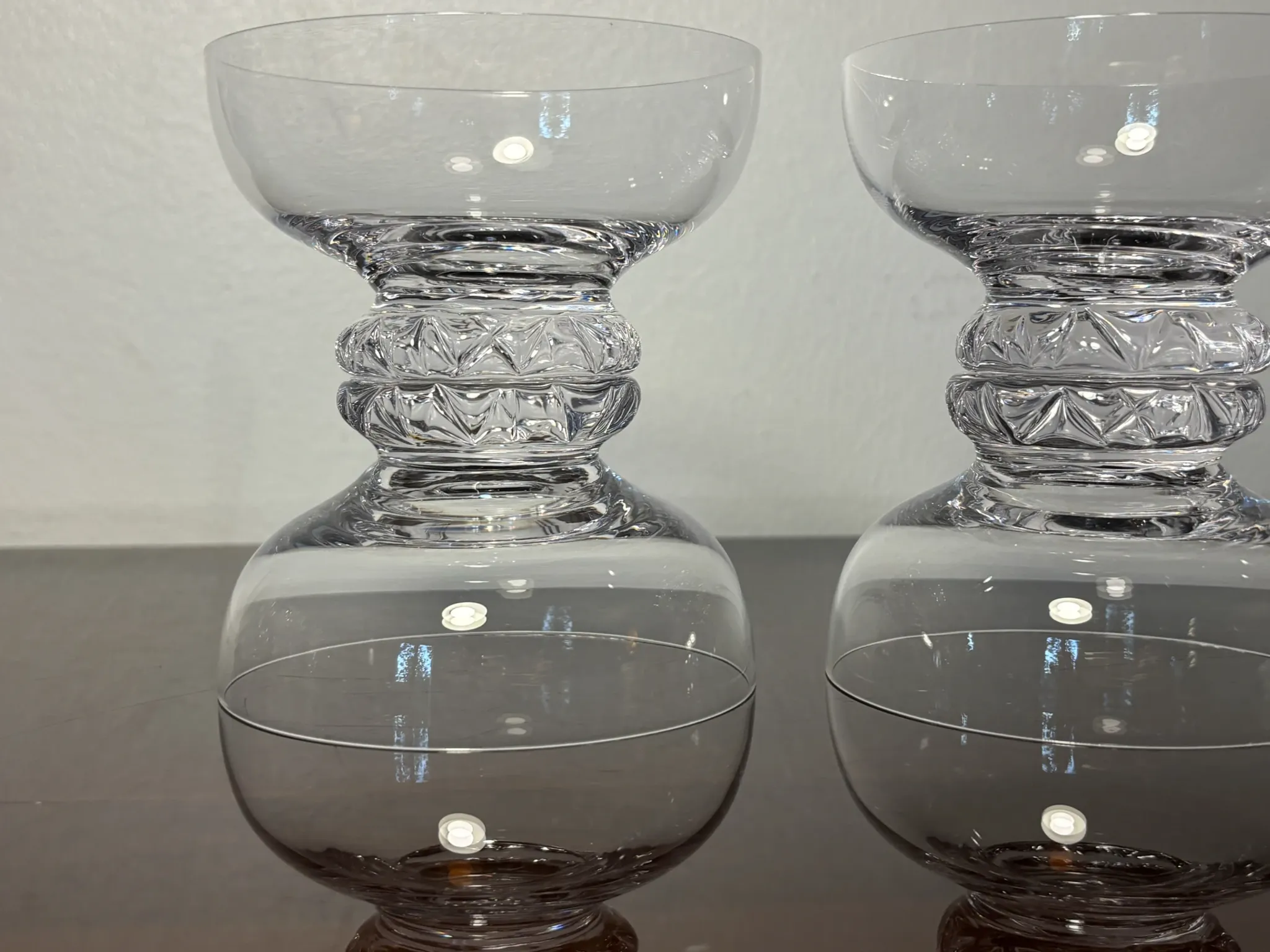 Verres à champagne 6p. Daum
