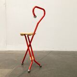 Postmodern Italian folding stool Ulisse by Ivan Loss for Sandrigarden, 1980s.