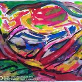 Pierre Lacroux (1909-1993) Gouache on paper 24 x 32 cm dated 1989 -(285)