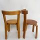 Chaise scandinave aux allures de Alvar Aalto