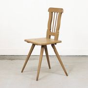 Chaise primitive de montagne antique du 19ème siècle