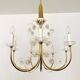 Crystal Glass Chandelier by Vereinigte Werkstätten Collection