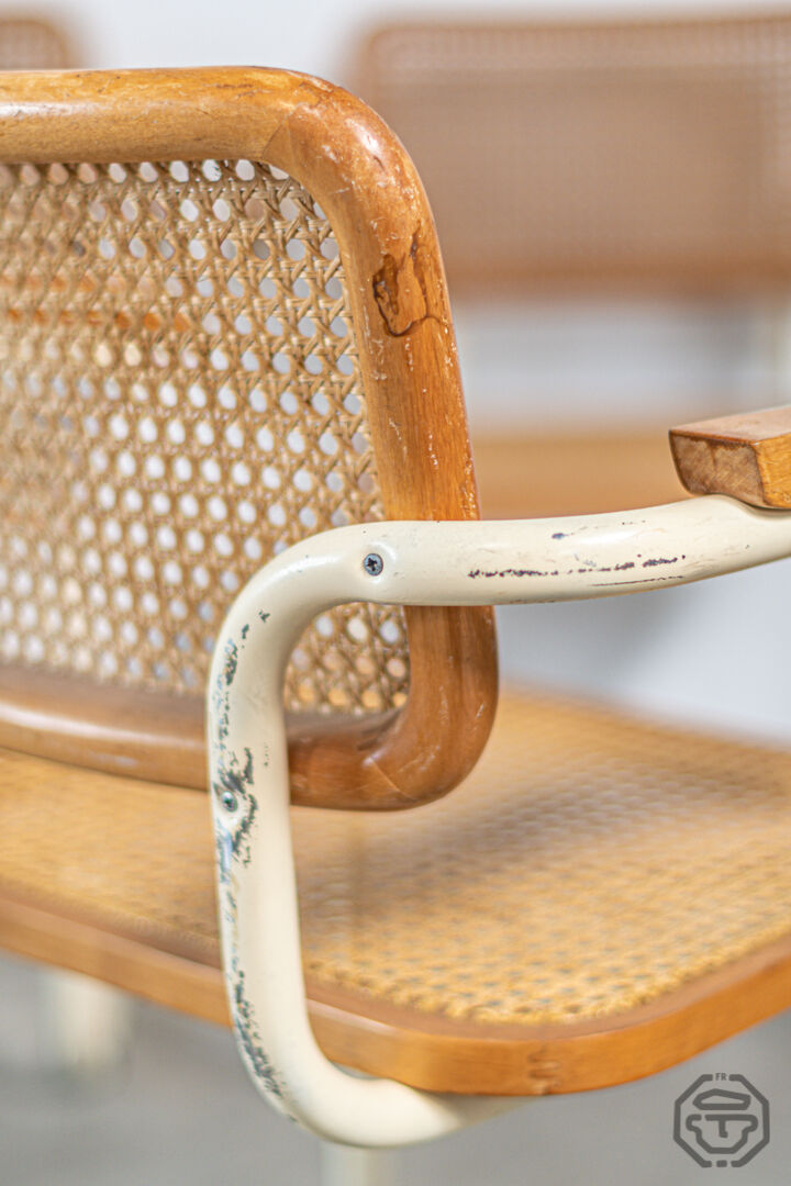 Lot of 3 chairs Marcel Breuer B64