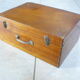 Old wooden storage box