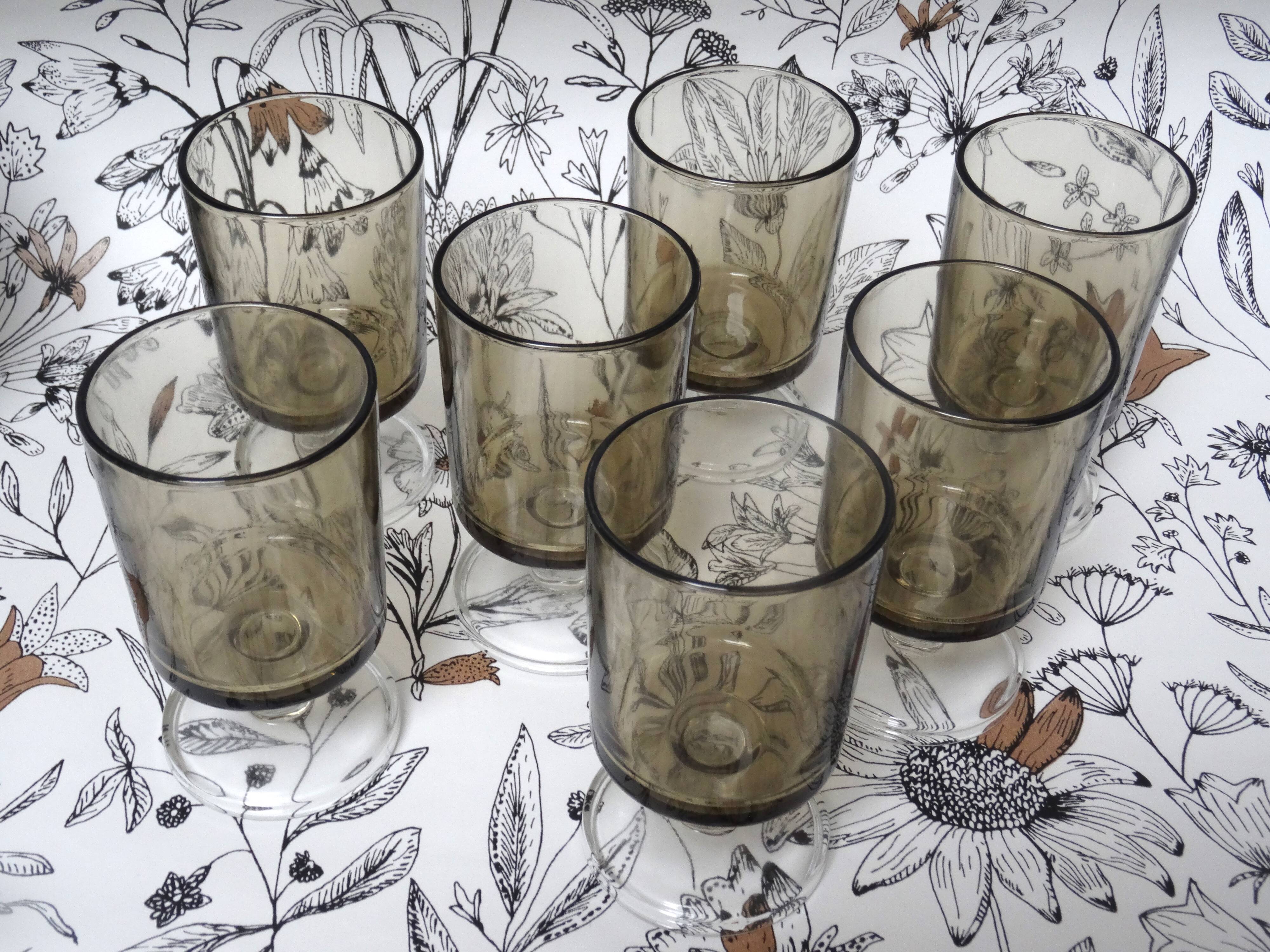 7 white wine glasses Luminarc Sweden