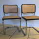 Pair of Cesca chairs by Marcel Breuer