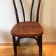 5 chairs bistro J & J Kohn with label and stamp circa 1900