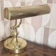 Brass notary or banker's lamp
