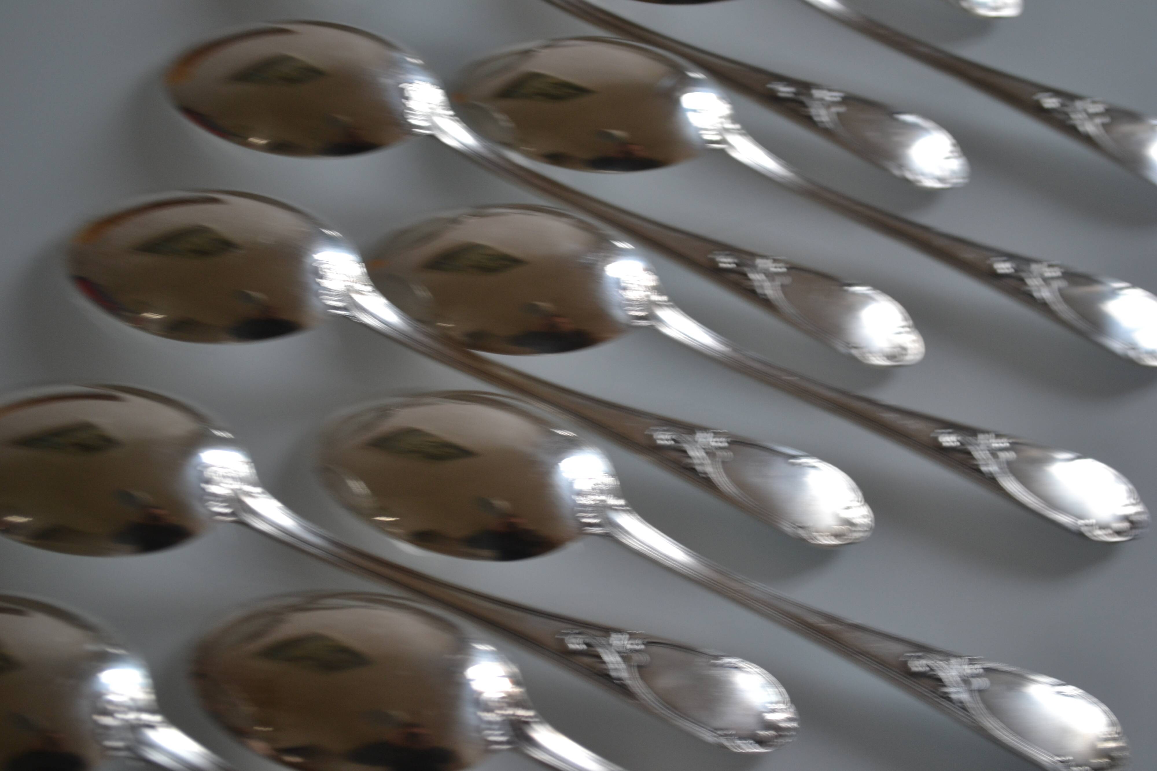 12 silver plated soup spoons Frionnet François